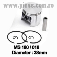 Piston complet Stihl 018 – MS 180 D.38mm bolt 10
